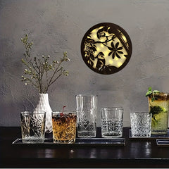 Creative Fairy Tale Story LED Lamp Wood Hanging Plate Decoration