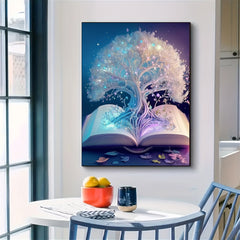 Knowledge Tree Canvas Painting Poster for Home Wall Decoration Art