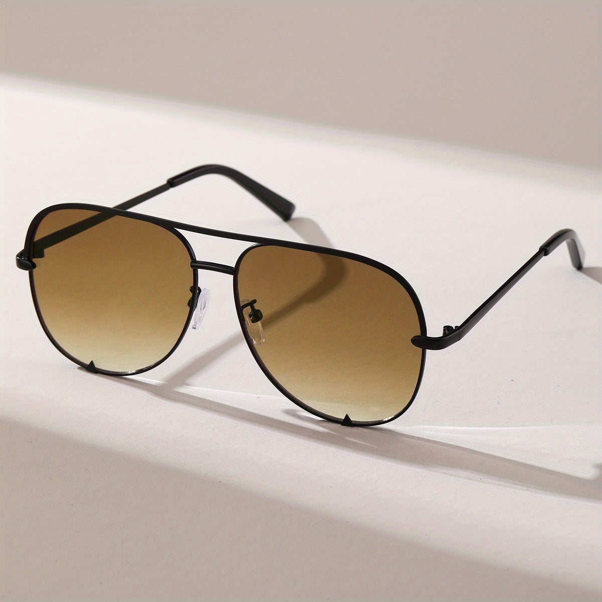 Aviator Sunglasses Gradient Lens Metal Frame UV400