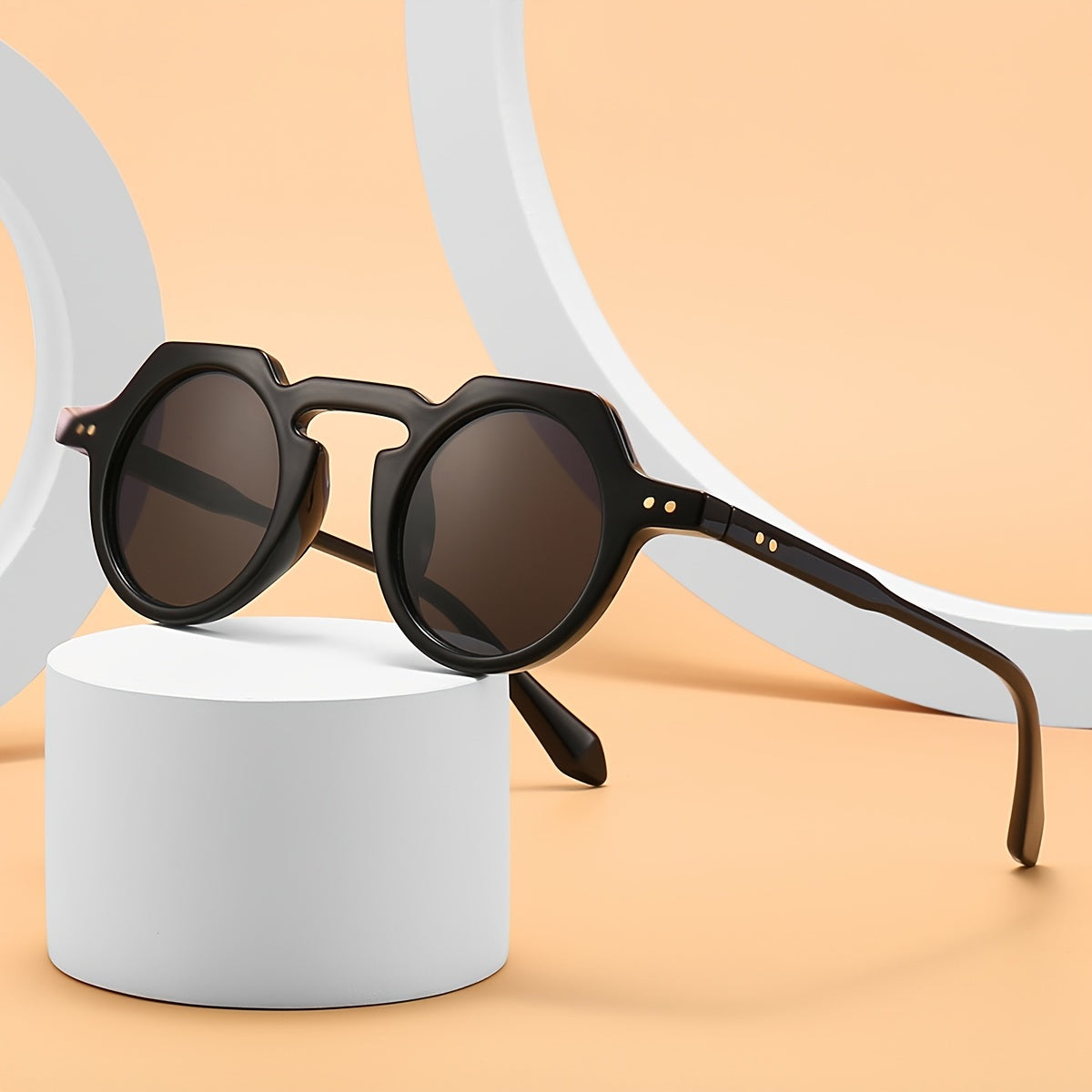 Vintage Round Frame Sunglasses