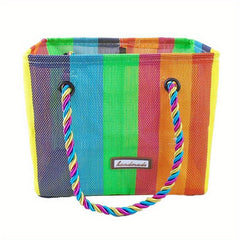 Rainbow Tote Bag Large Capacity Pride Handbag