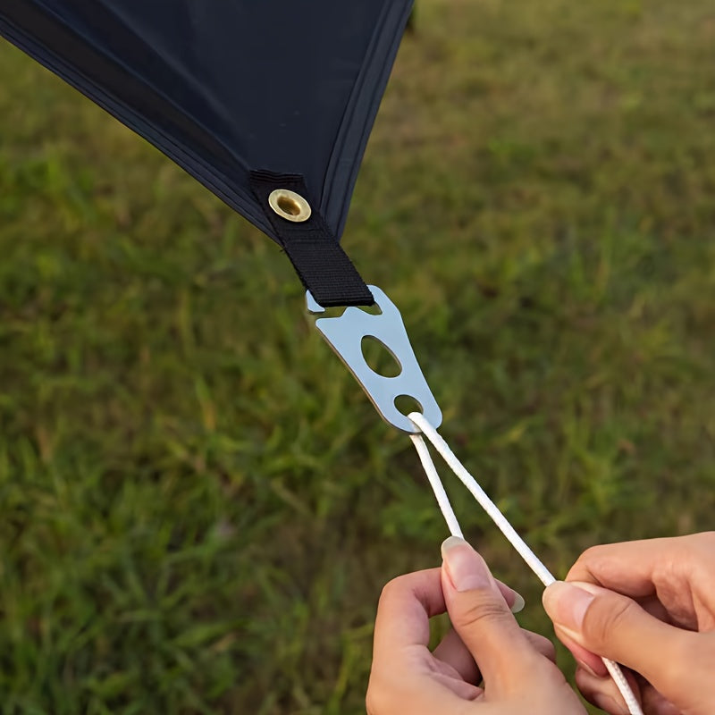 2pcs 304 Stainless Steel Canopy Fixed Adjustment Buckle for Tent Trekking Pole
