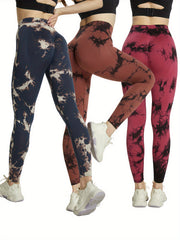 Tie Dye Yoga Pants High Stretch Leggings Women's Activewear