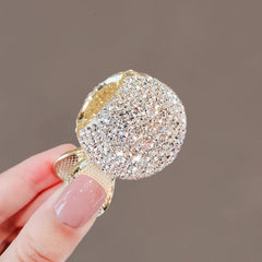 Faux Pearl Rhinestone Hair Claw Ponytail Clip Hair Accessories