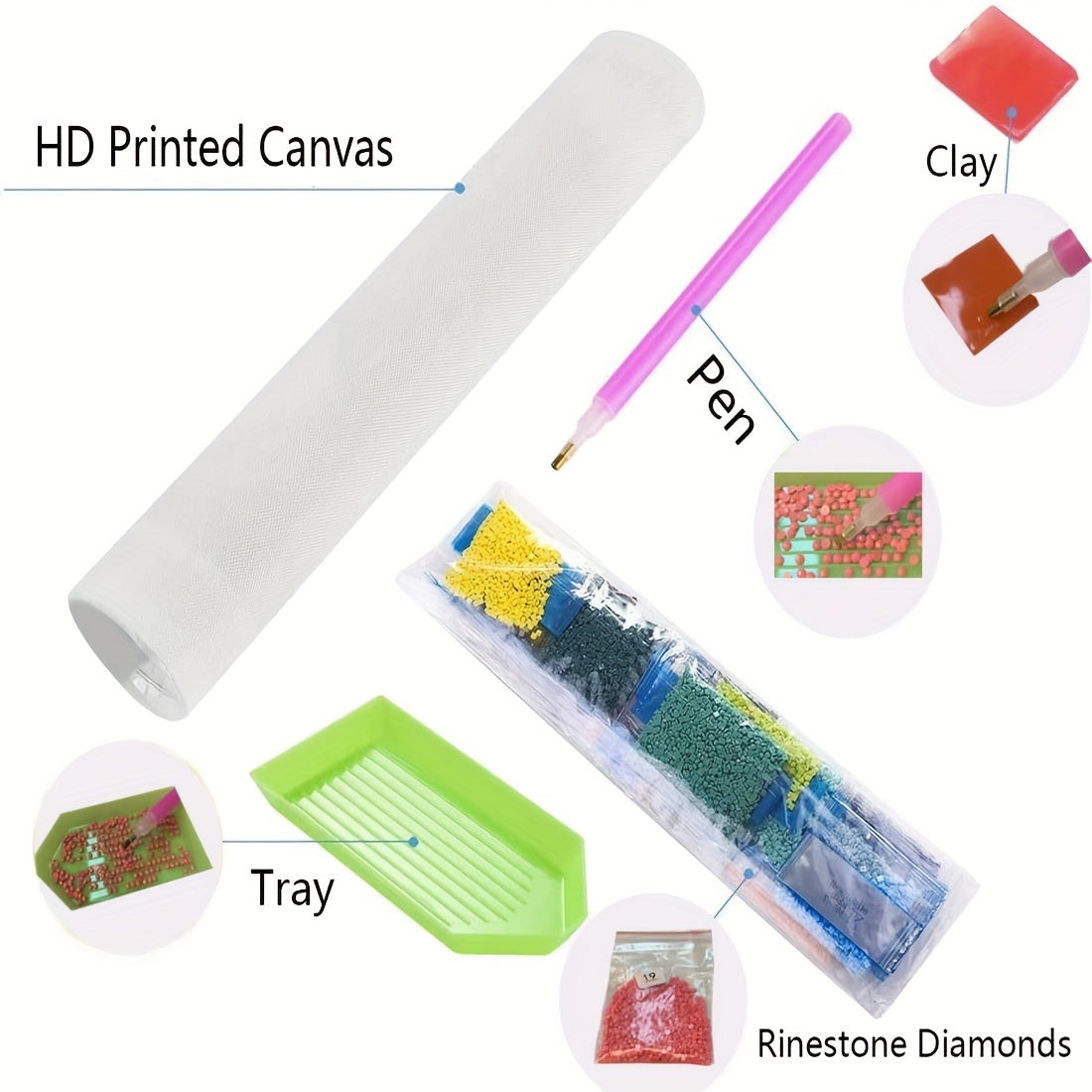 Christmas Diamond Painting Kit Full Of Artificial Diamond Home Decoration