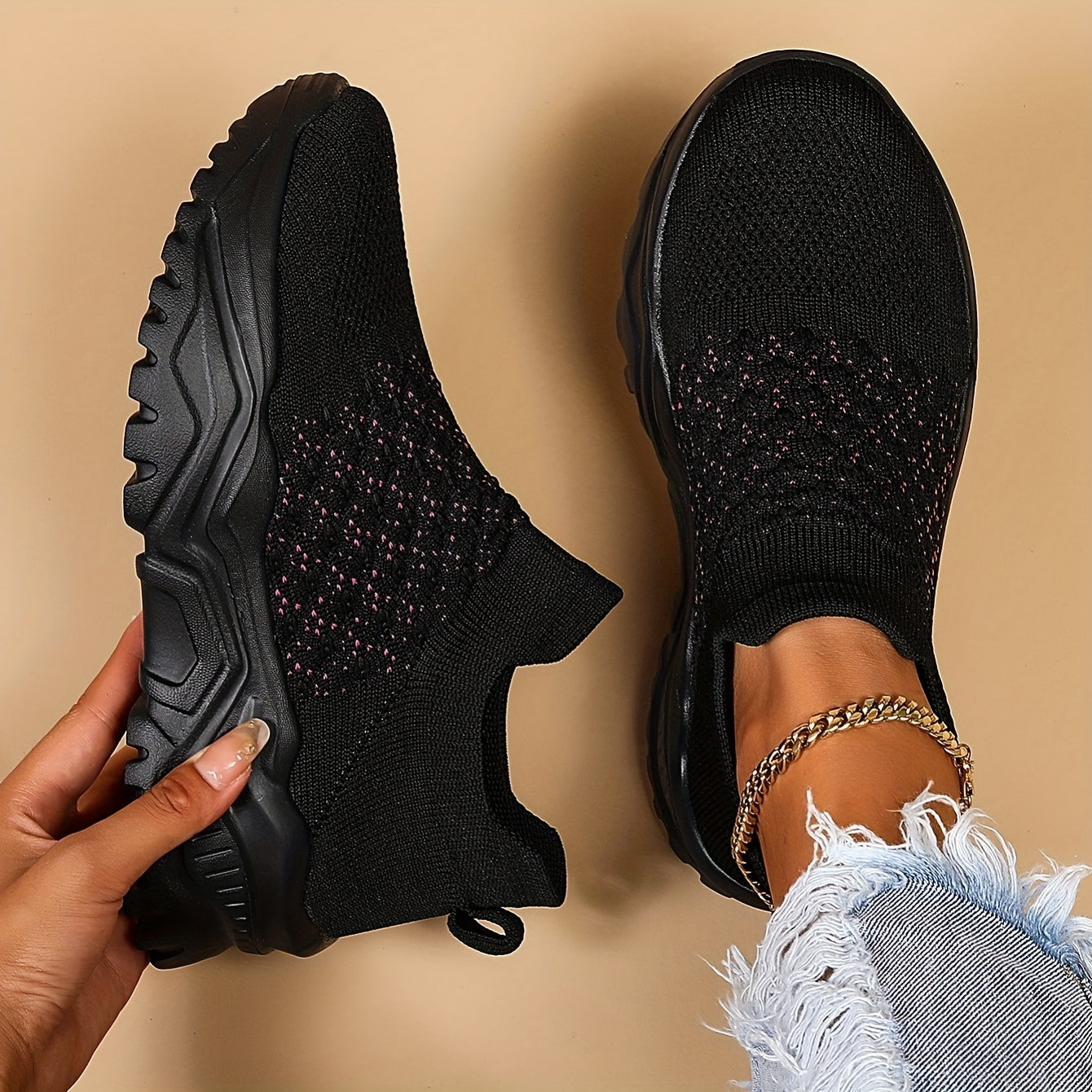 Women's Breathable Non slip Tennis Sports Shoes