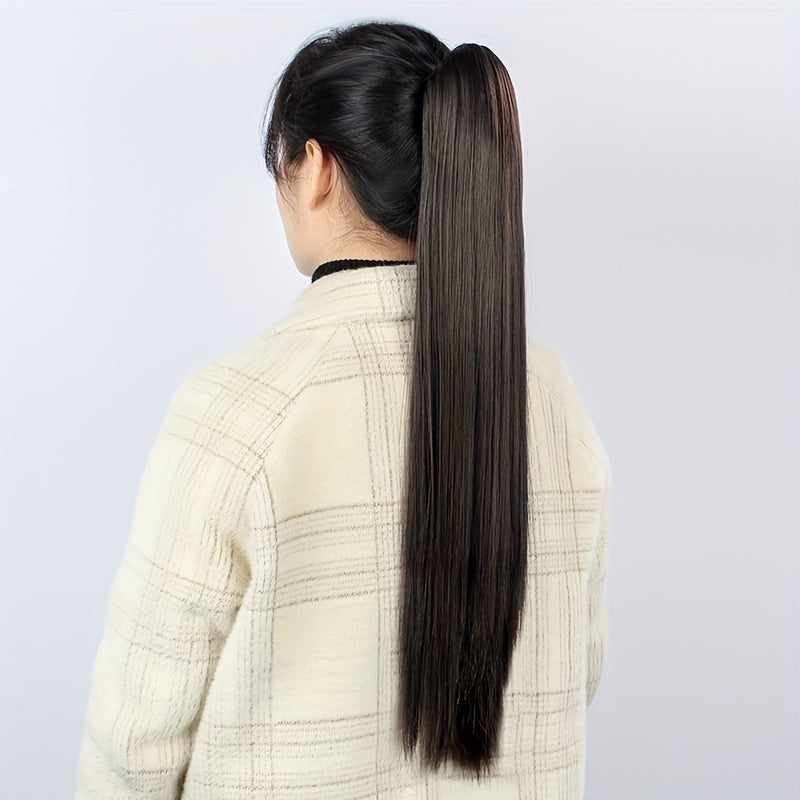 Long Straight Claw Ponytail Hair Extension