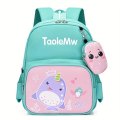 Kids Princess Cartoon Backpack for Girls Boys with Coin Purse