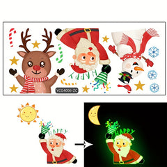 Santa Claus Luminous Wall Sticker Room Decor