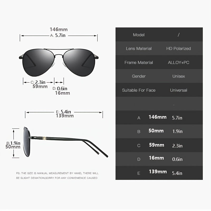 Men's Polarized Sunglasses Outdoor Sports Riding Glasses UV400