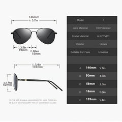 Men's Polarized Sunglasses Outdoor Sports Riding Glasses UV400