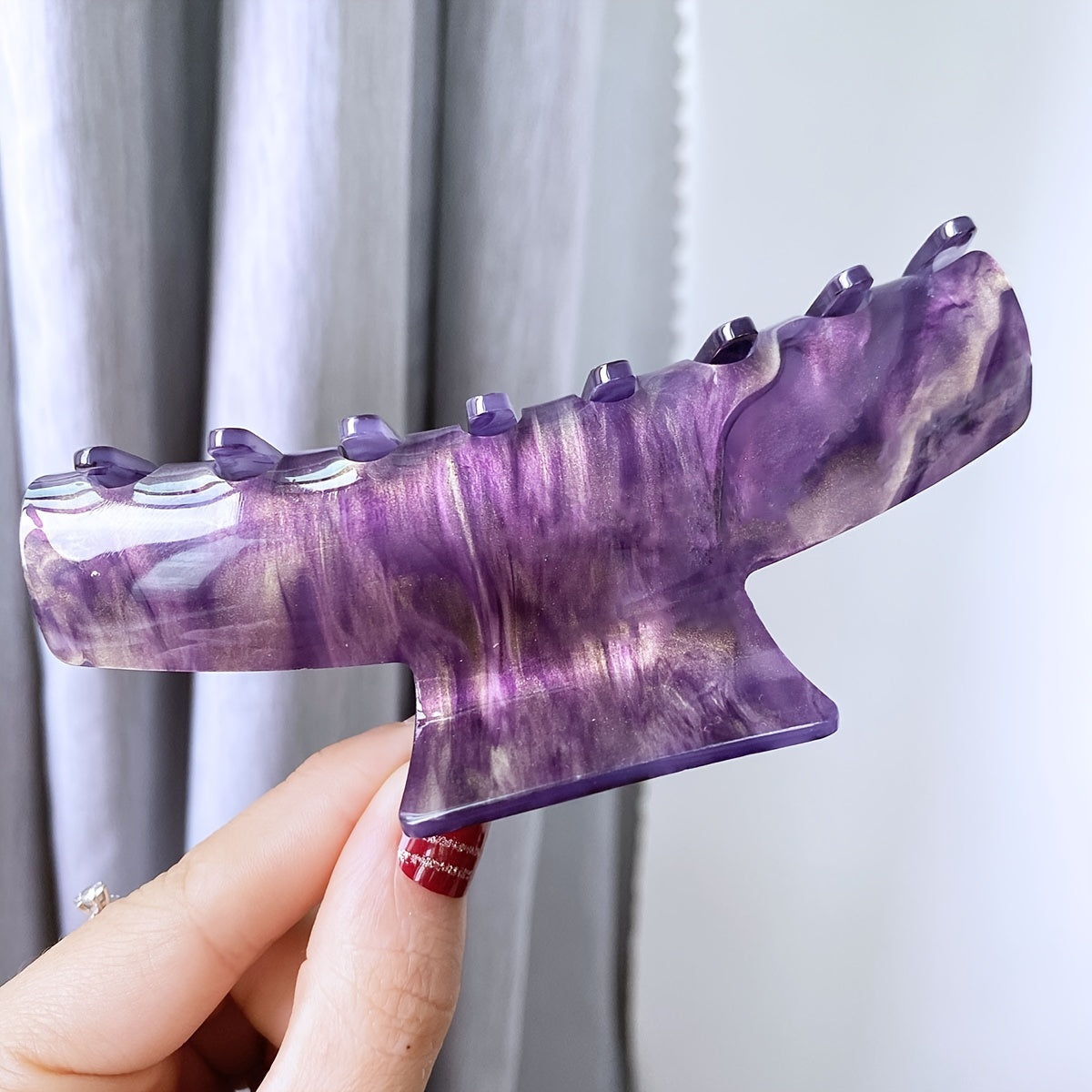 Acetate Acrylic Hair Claw Clip Retro Strong Hold Hair Jaw Clip