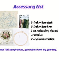 Mushroom Series Embroidery Kit - DIY Starter Kit For Adults