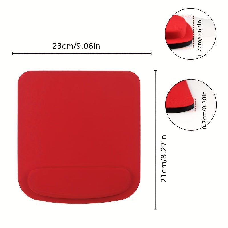 3DEVA Wrist Guard Mousepad Soft Thickened Anti-skid Office Mouse Pad