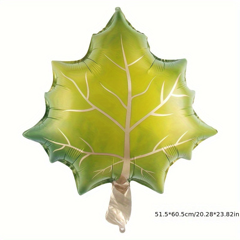 Thanksgiving Decoration Autumn Leaf Aluminum Balloon Set