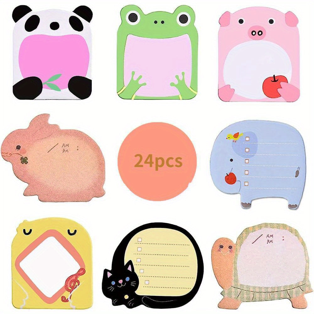 24pcs Cute Animal Sticky Notes for Students Giveaway