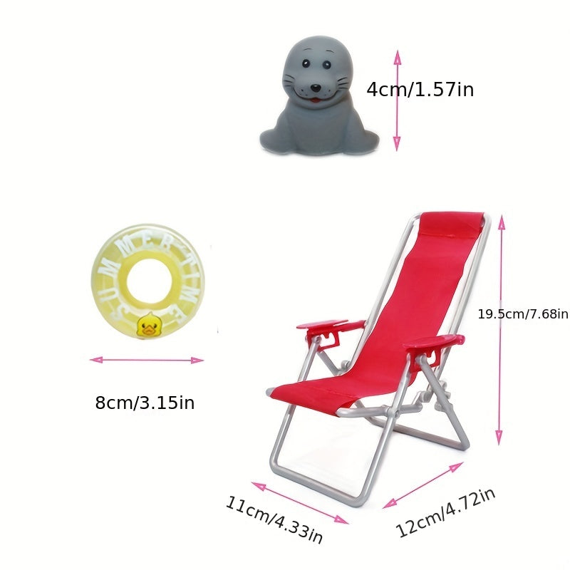 4Pcs Doll Swimwear Set Accessories For 11.5'' Dolls Girls Toys
