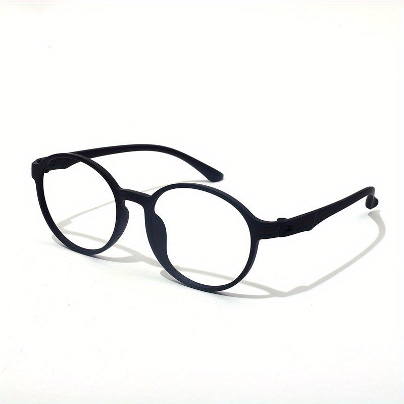 Men's Round Frame Reading Glasses Ultra Light Casual Eyeglasses