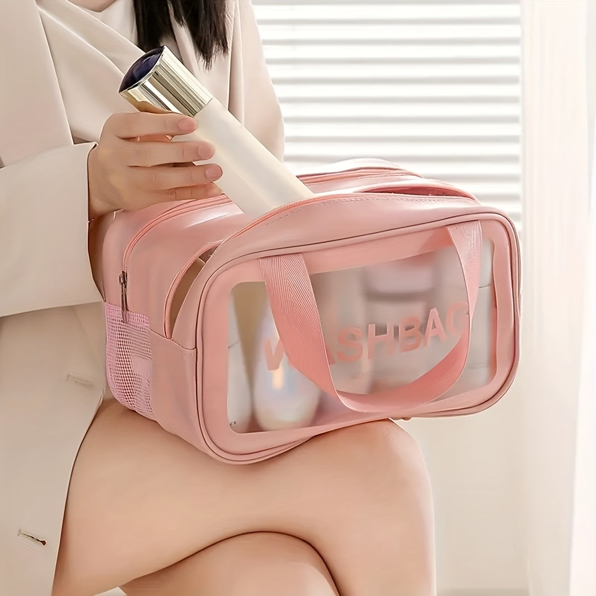 Large Capacity Cosmetics Storage Bag Travel Portable Makeup Pouch Waterproof
