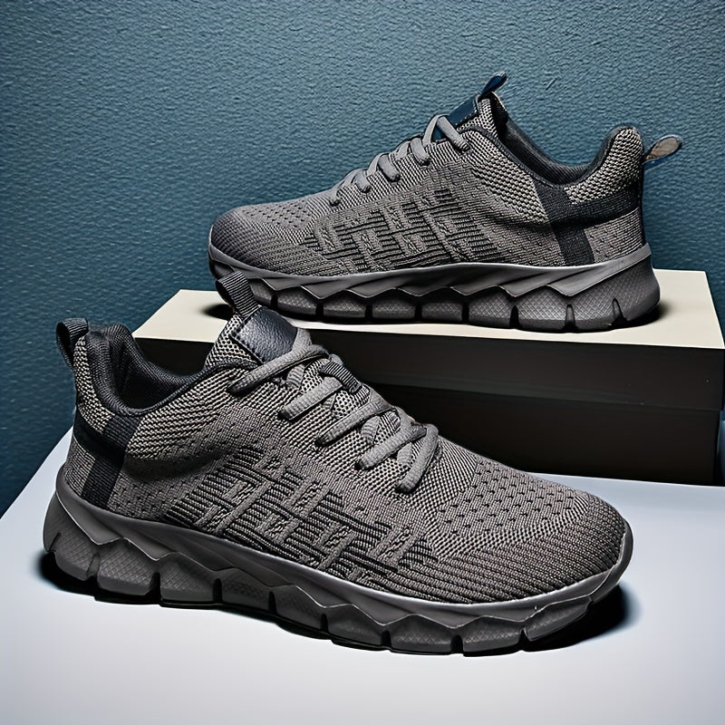  Men's Breathable Sneakers Comfy Non Slip Soft Sole Shoes