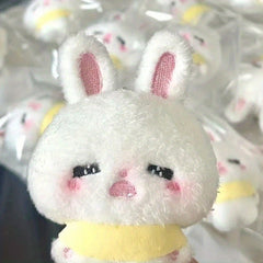 2pcs Rabbit Plush Toy Keychain Couple Gift Accessory Bag Charm