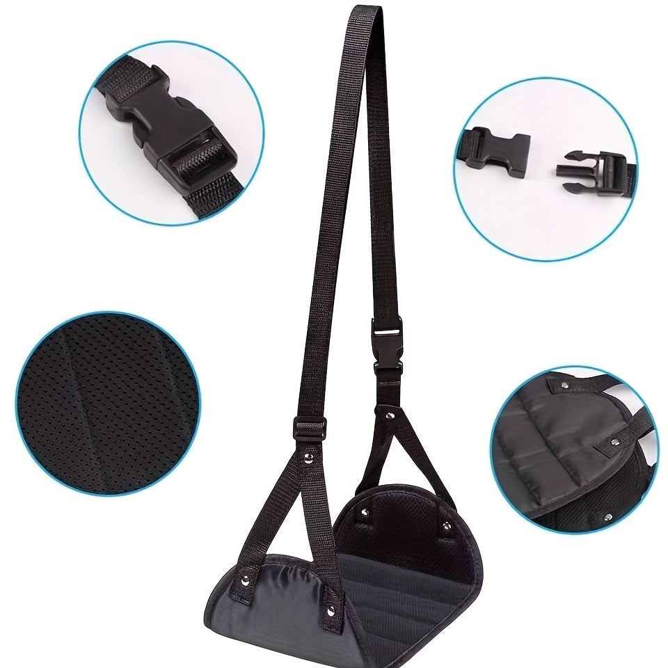 Travel Foot Rest Hammock for Airplane High Speed Rail Car Office Use