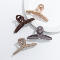 4pcs Oversize Matte Hair Claw Clip - Thick Hair French Hair Accessories