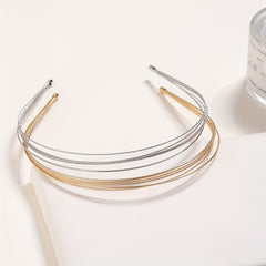 Metal Hair Hoop Women's Bridal Headband Hair Accessories