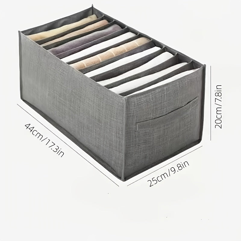 Foldable Clothes Organizer with Handle for Thin Jeans Trousers Shirts Skirts