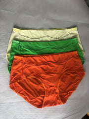 3 Pack Plus Size High Waisted Briefs Set - Stretchy Full Panties