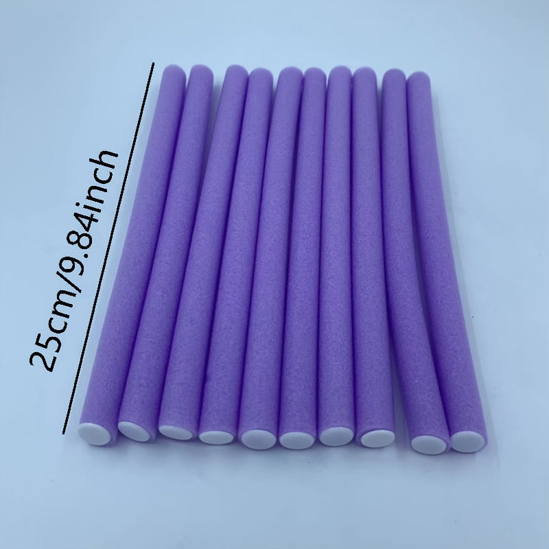 30pcs Flexible Curling Rods Hair Curling Sticks Sponge Hair Rollers