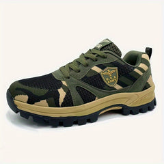 Camouflage Outdoor Hiking Boots Wear Resistant Climbing Shoes