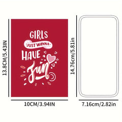 Galentine's & Waterproof Wine Bottle Labels Set of 10 Unique Glittered Stickers