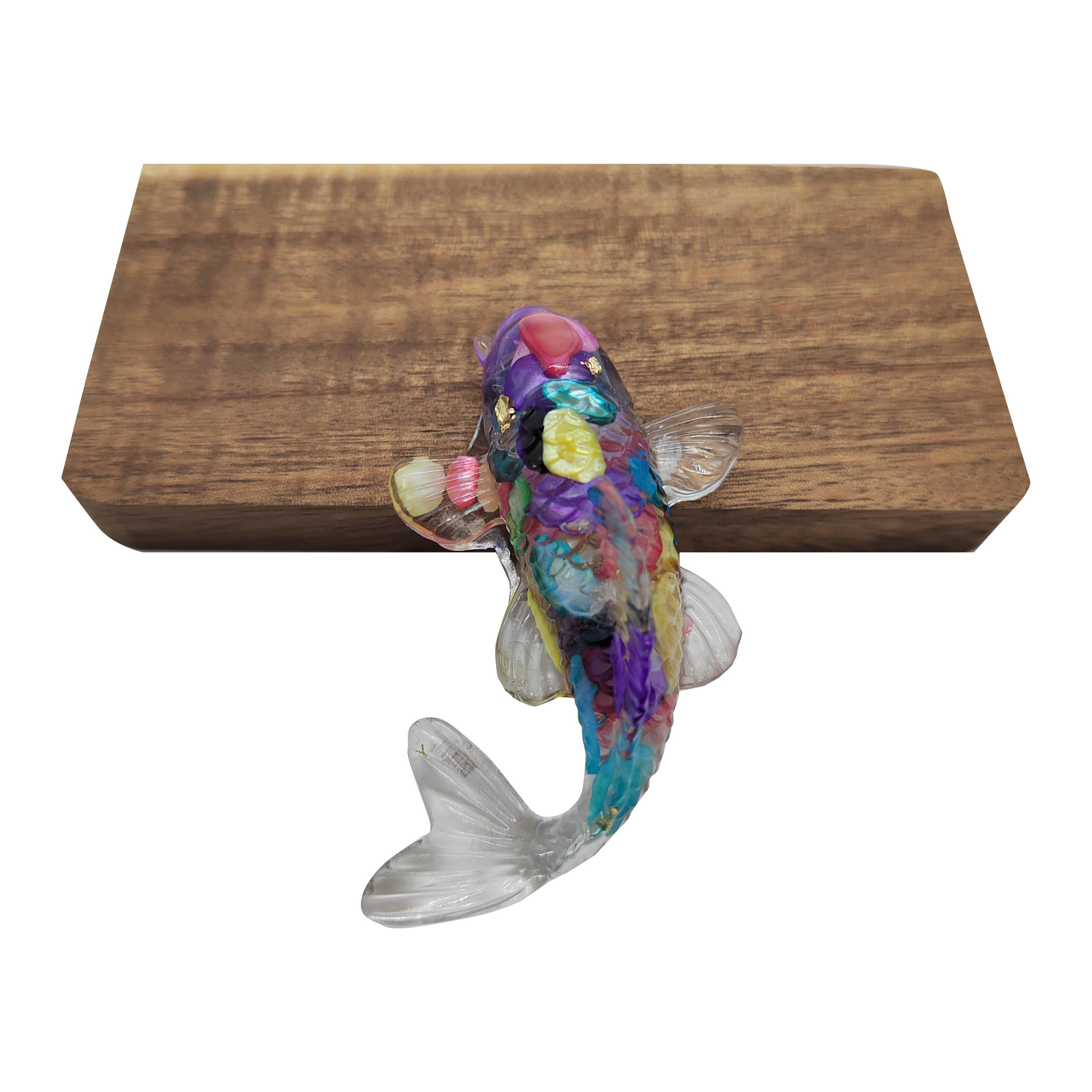 Crystal Stone Gravel Goldfish Shape Small Jewelry Gift