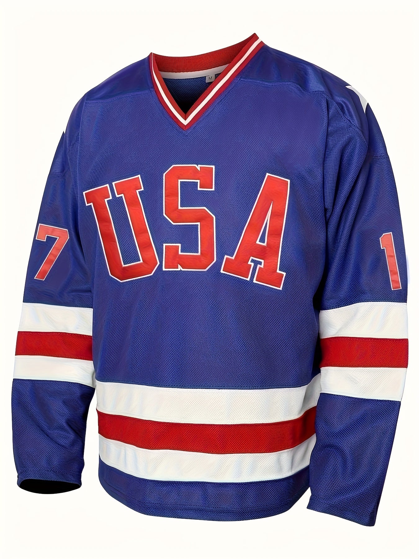 Men's Ice Hockey Jersey Classic Vintage Panel Shirt