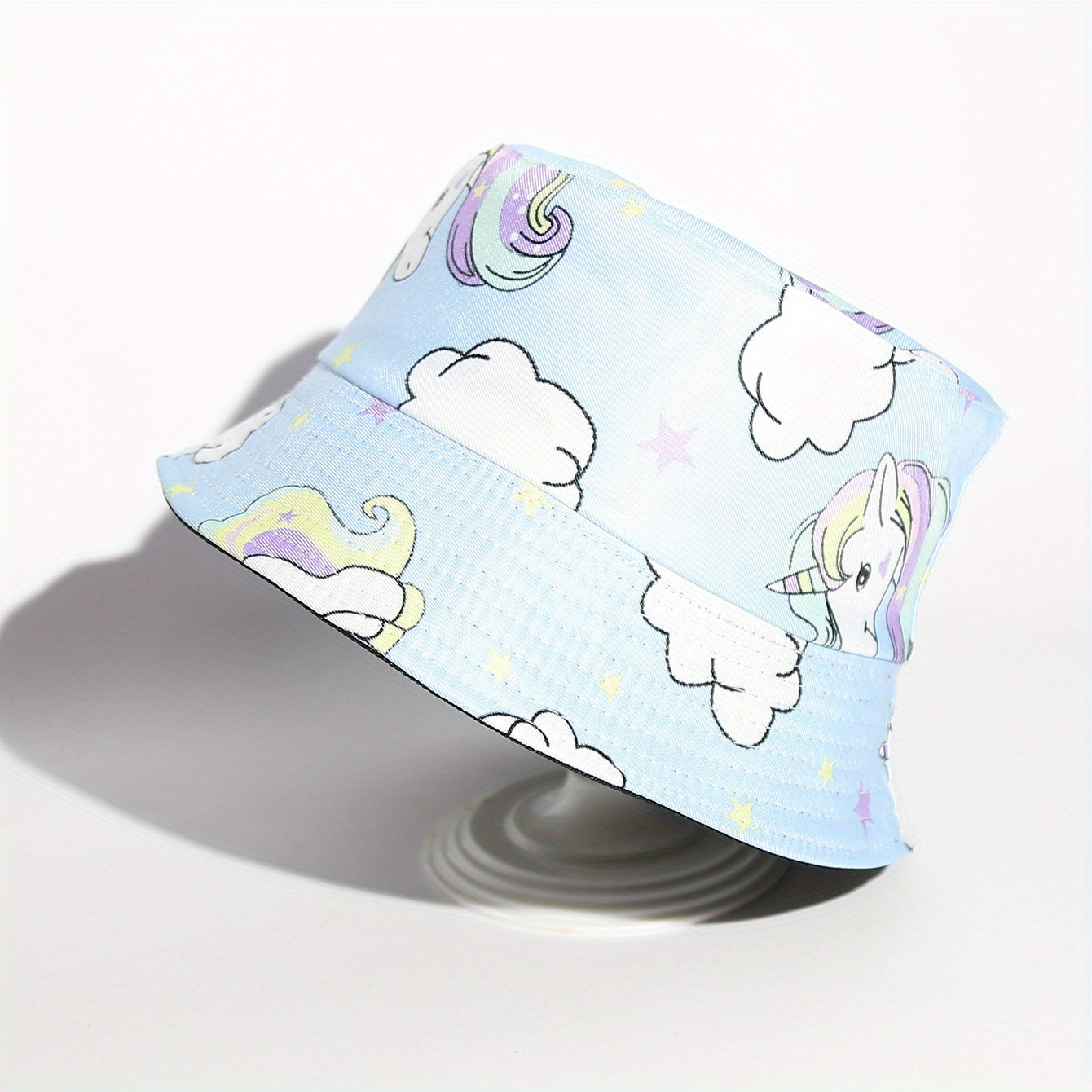Unicorn Print Sun Protection Fisherman Hat