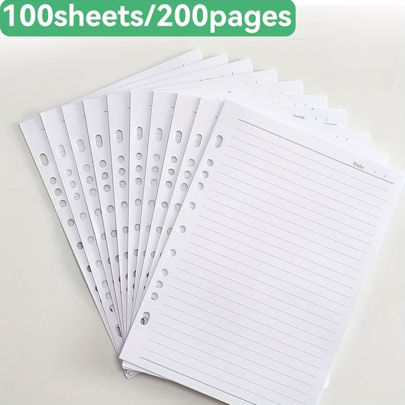A5 Refill Paper for Binder Journal 200 Pages