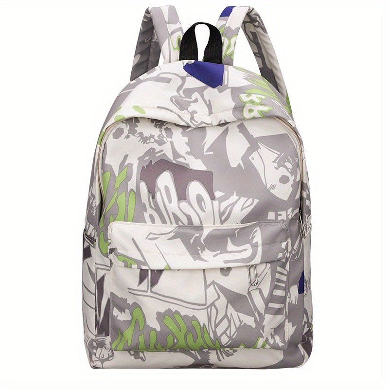Graffiti Style Backpack for Outdoor Travel