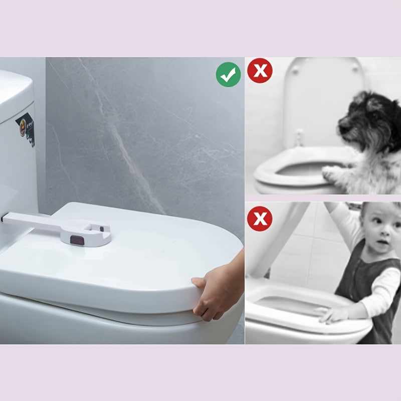 Child and Pet Safe Toilet Lock - Easy Installation
