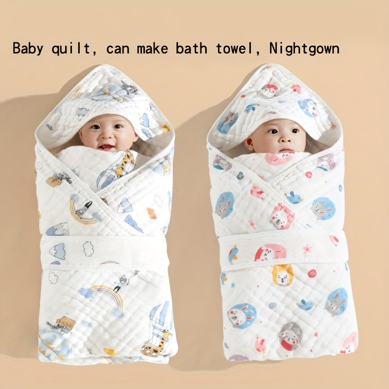 Soft 4-Layer Gauze Bath Towel for Babies