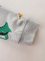 Dinosaur Print Boys Casual Long Pants for Kids