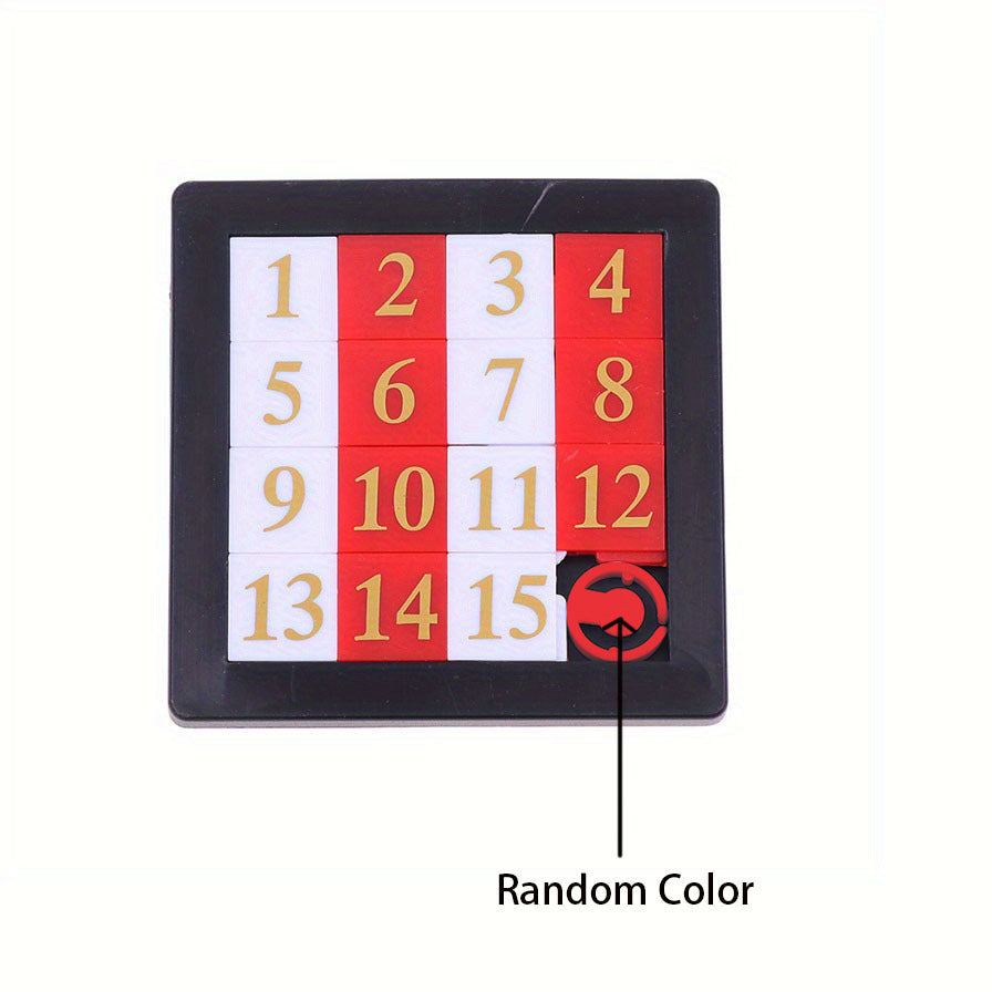Interactive Sliding Puzzle Toy Logical Game Colorful Enhances Counting Skills