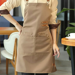Waterproof Apron with Pockets for Women and Men 29.5in x 27.5in