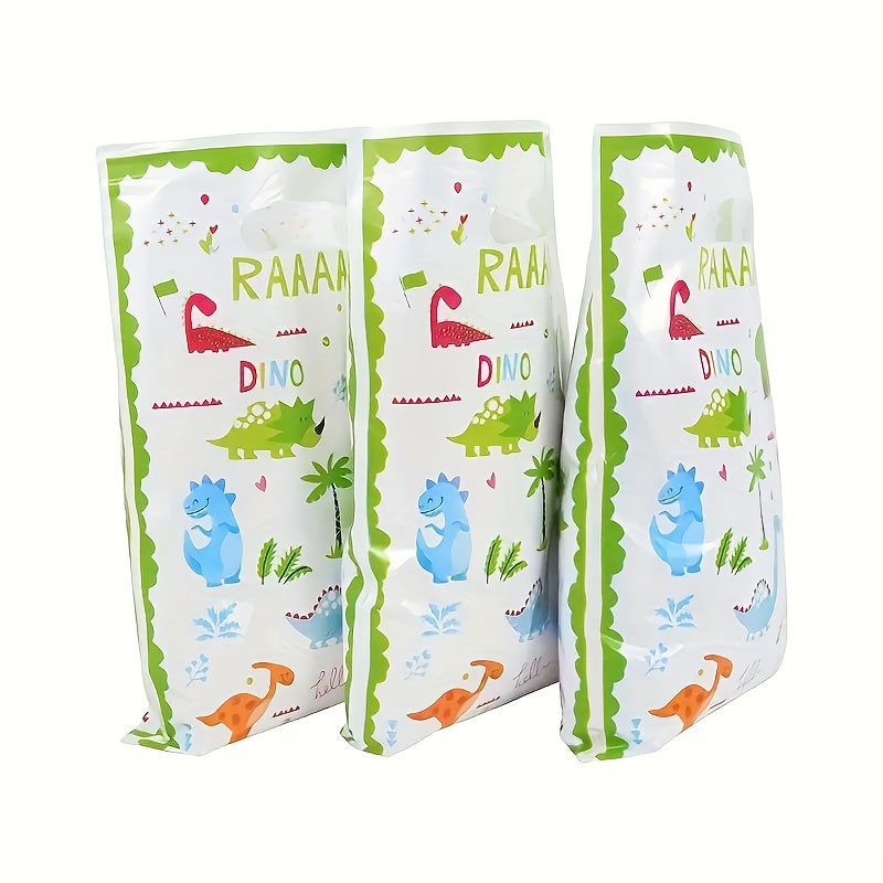 10pcs Dinosaur Gift Bag Kids Jungle Animal Birthday Party Supplies