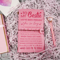 Pink Travel Guide Notebook for Friends and Sisters
