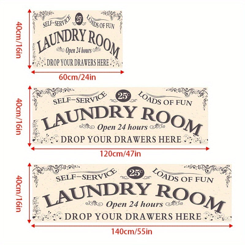 Non-slip Laundry Room Mat for Home Decor