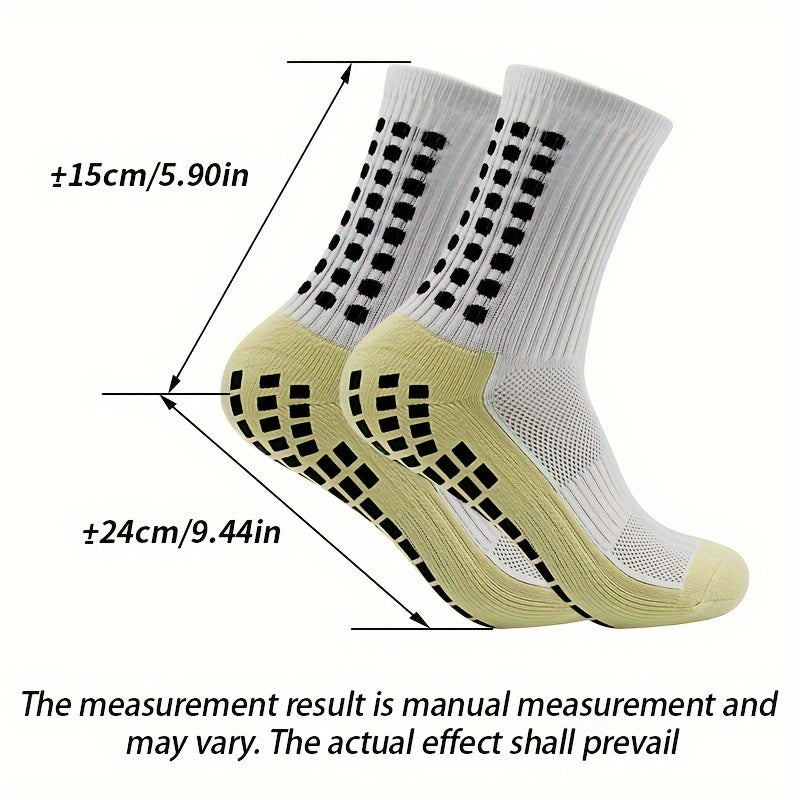 Non slip Silicone Bottom Athletic Socks For Football Mid Calf