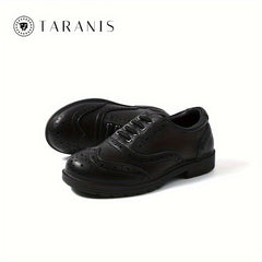TARANIS Classic Solid Low Top Loafer Shoes For Boys