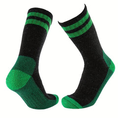 Men's Mid Calf Wool Hiking Socks Moisture Wicking