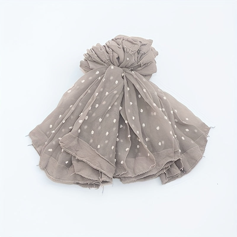 Girls Dot Transparent Silk Crew Socks for Summer